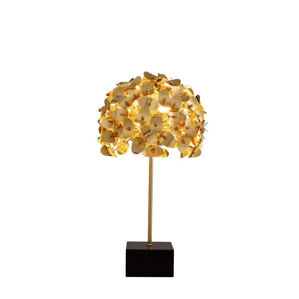 Kalco - 514691GLD - Three Light Table Lamp - Aster - Gold