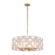 Kalco - 520555OL - Six Light Pendant - Crescent - Oxidized Gold Leaf