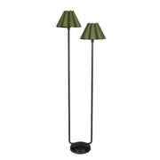 Regina Andrew - 14-1066BB-GRN - Two Light Floor Lamp - Polly - Blackened Brass