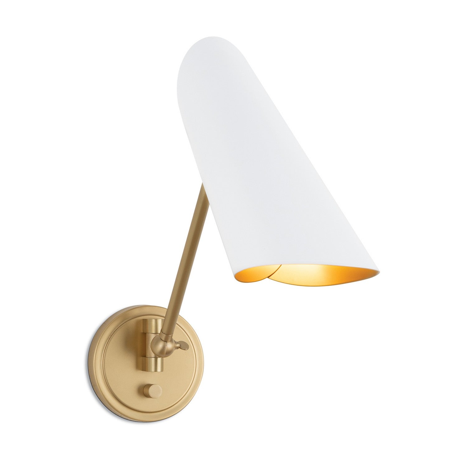 Regina Andrew - 15-1249WTNB - One Light Wall Sconce - Vest - White
