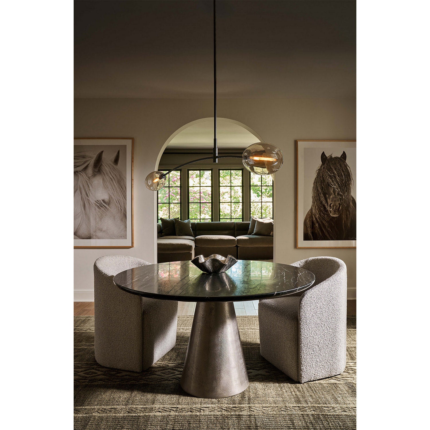 Regina Andrew - 16-1512ORB-CHAM - Six Light Chandelier - Artemis - Oil Rubbed Bronze
