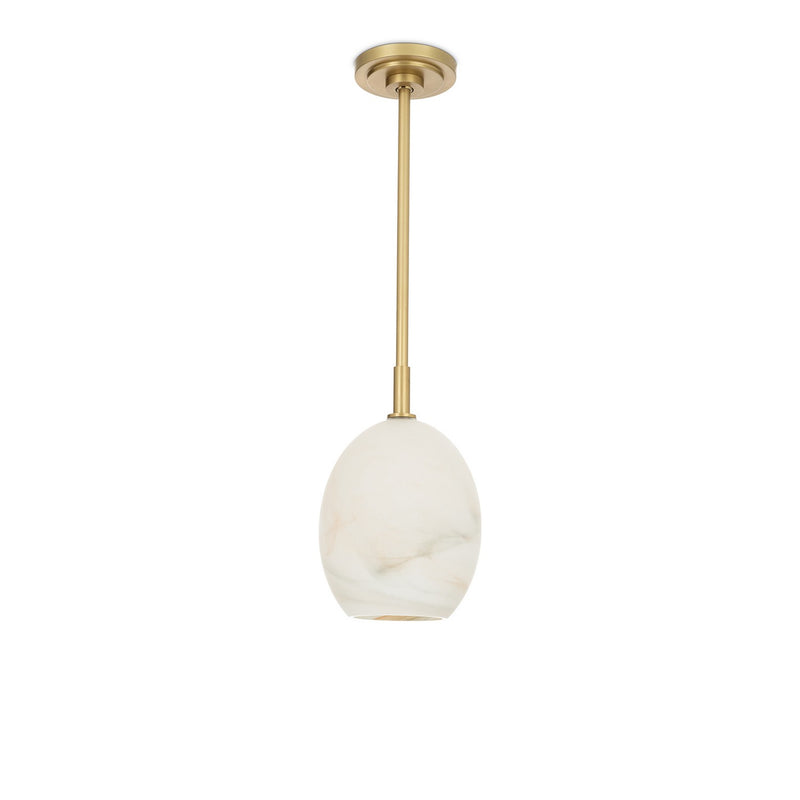 Regina Andrew - 16-1523NB-ALB - One Light Pendant - Artemis - Natural Brass