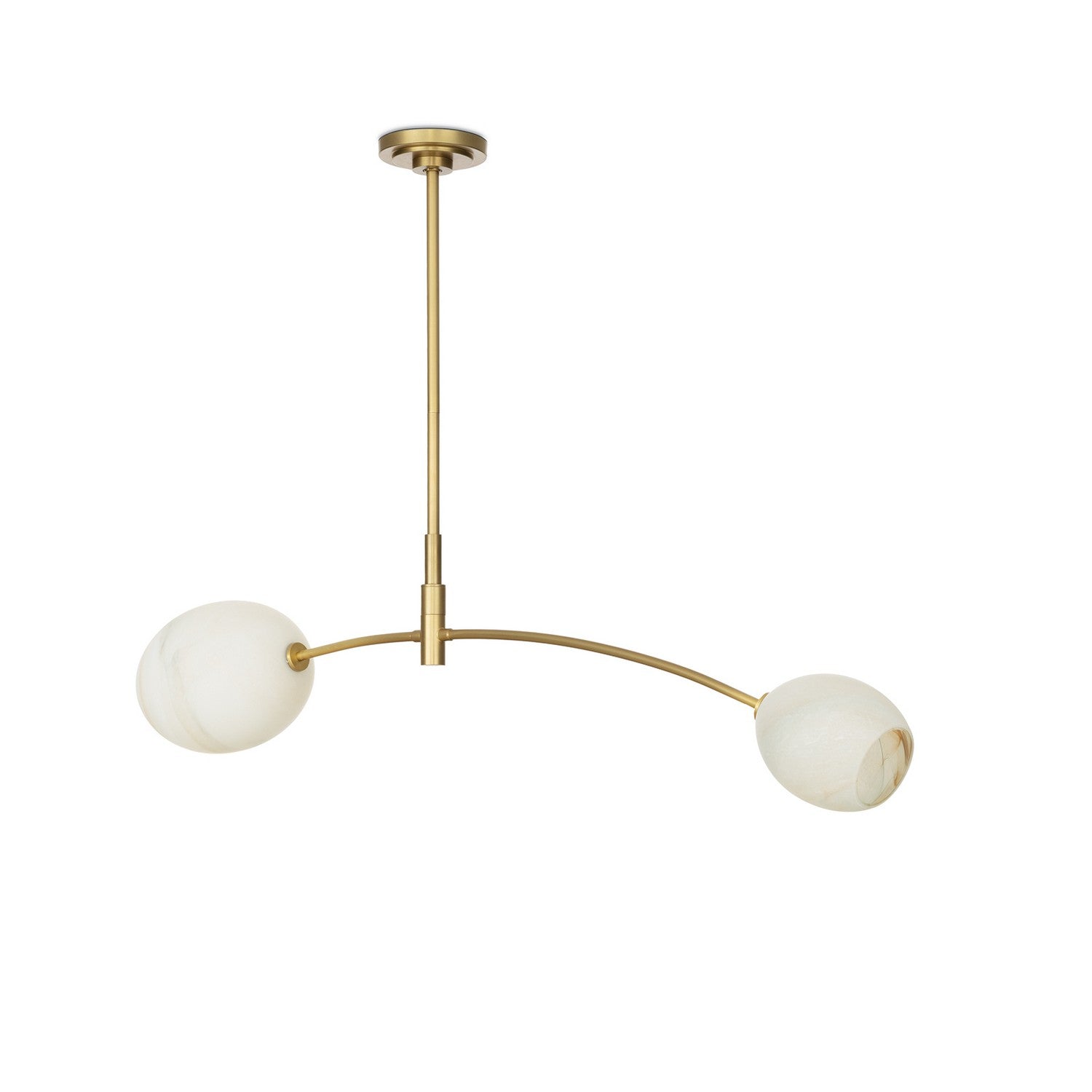 Regina Andrew - 16-1525NB-ALB - Two Light Pendant - Artemis - Natural Brass