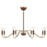 Savoy House - 1-2748-8-322 - Eight Light Chandelier - Abeline - Warm Brass