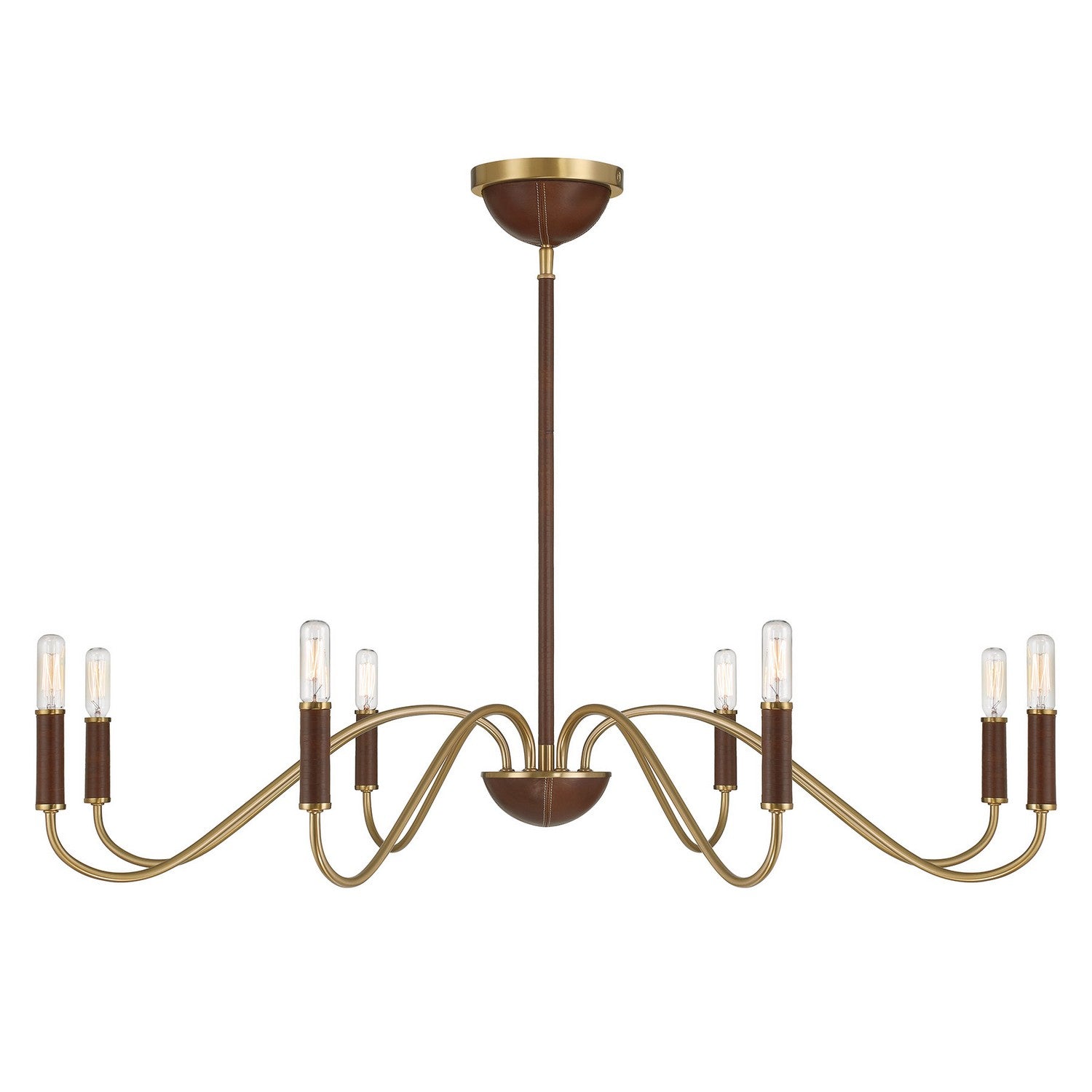 Savoy House - 1-2748-8-322 - Eight Light Chandelier - Abeline - Warm Brass