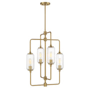 Savoy House - 1-3023-4-322 - Four Light Chandelier - Holton - Warm Brass