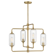 Savoy House - 1-3025-4-322 - Four Light Chandelier - Holton - Warm Brass
