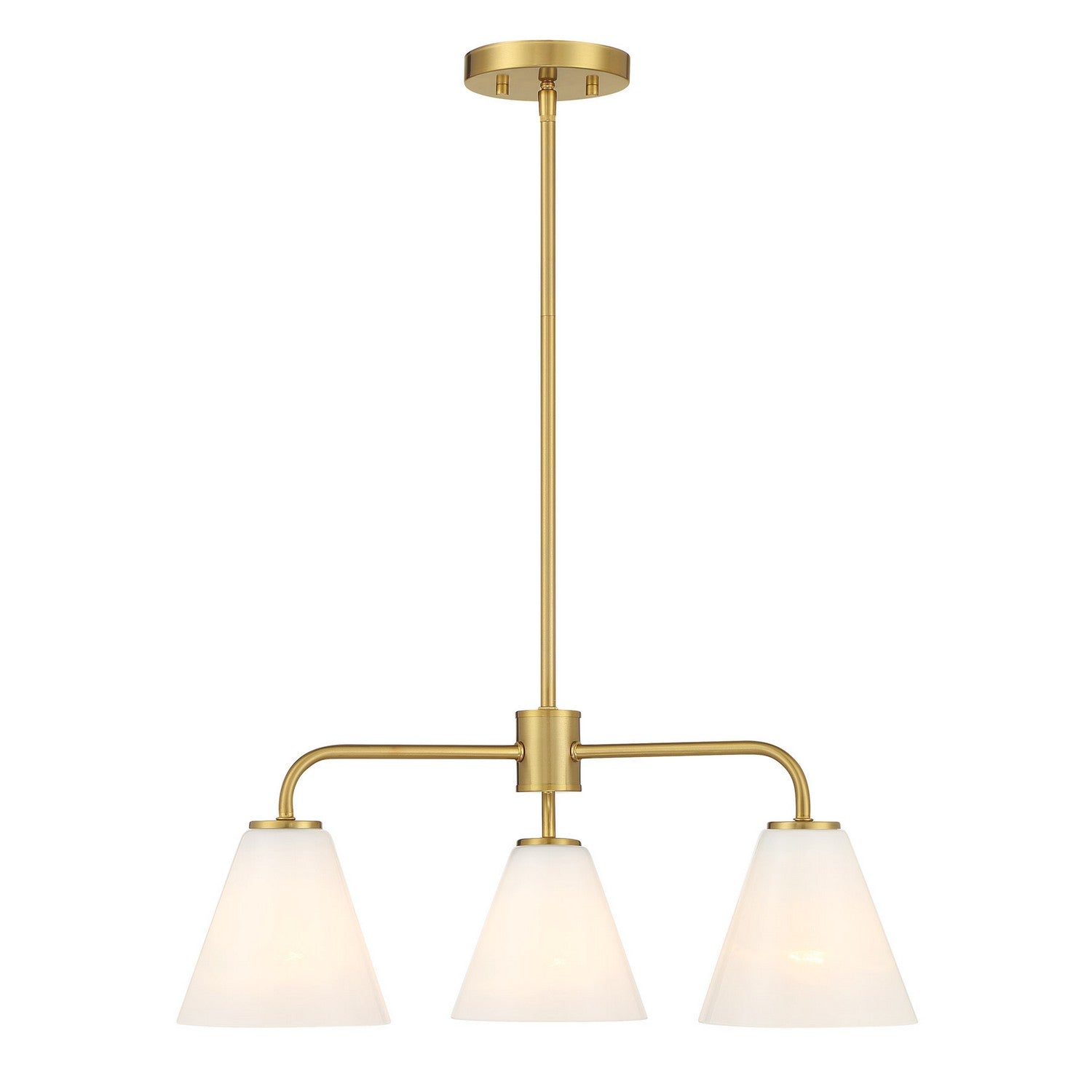 Savoy House - 1-4013-3-322 - Three Light Chandelier - Blair - Warm Brass