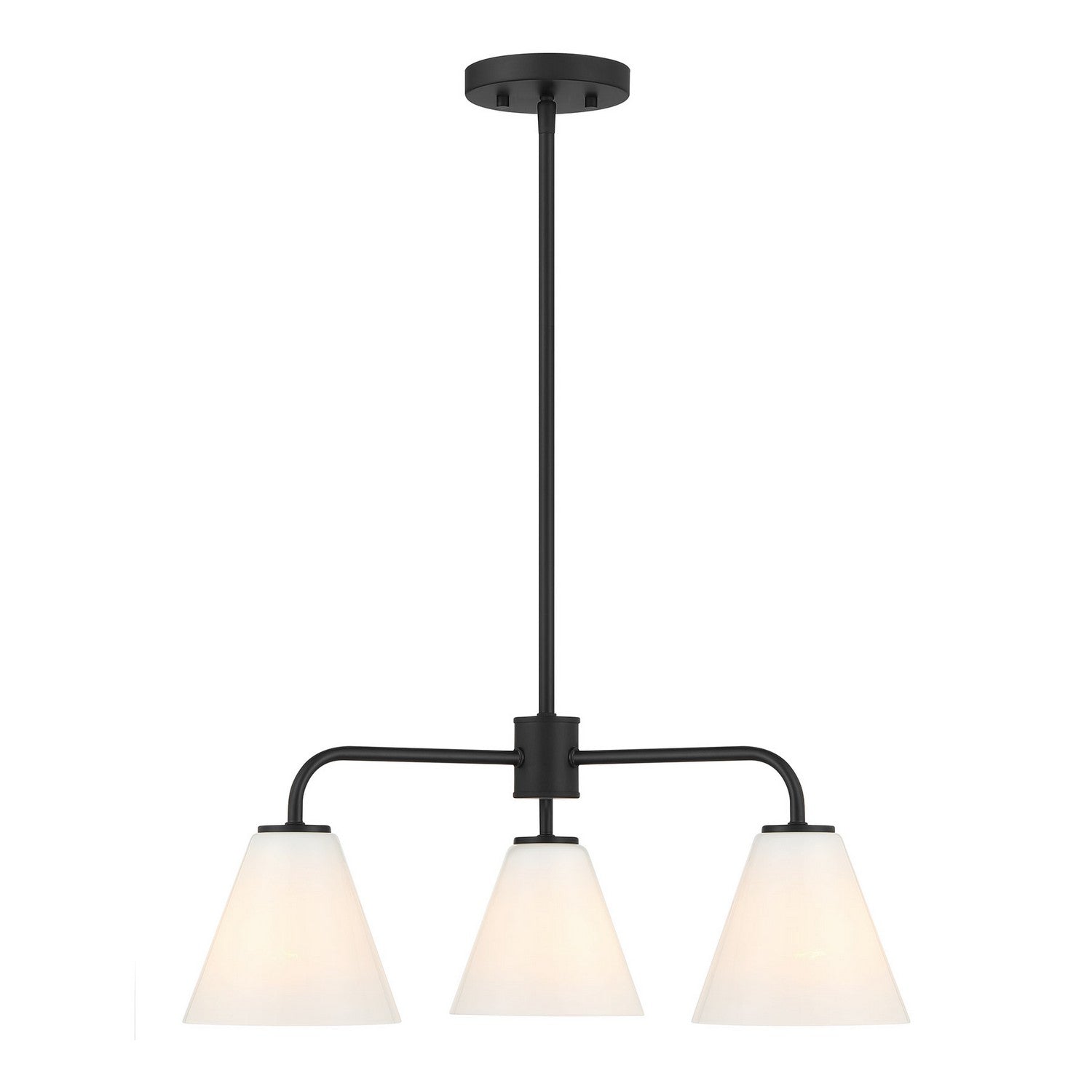 Savoy House - 1-4013-3-89 - Three Light Chandelier - Blair - Matte Black