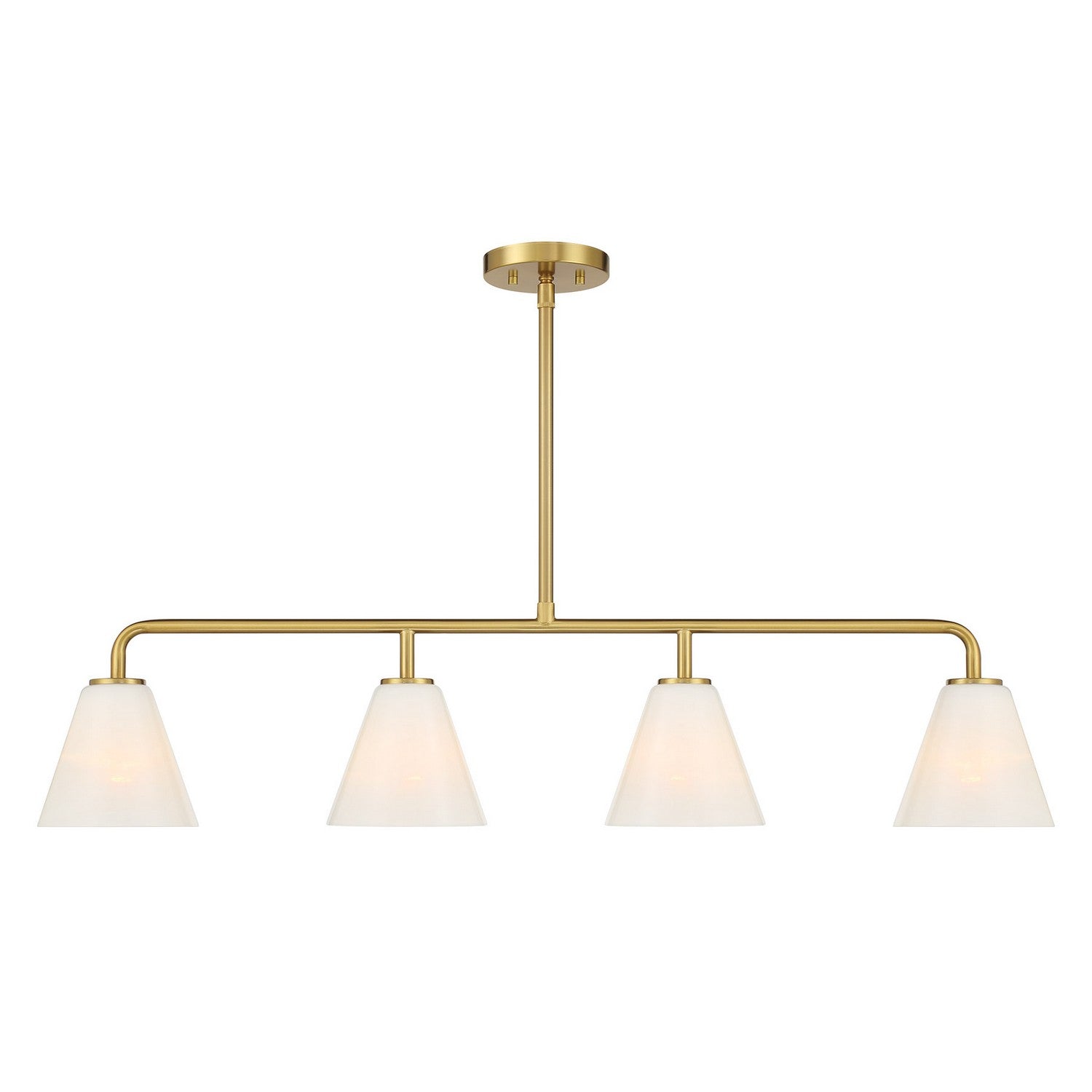 Savoy House - 1-4014-4-322 - Four Light Linear Chandelier - Blair - Warm Brass