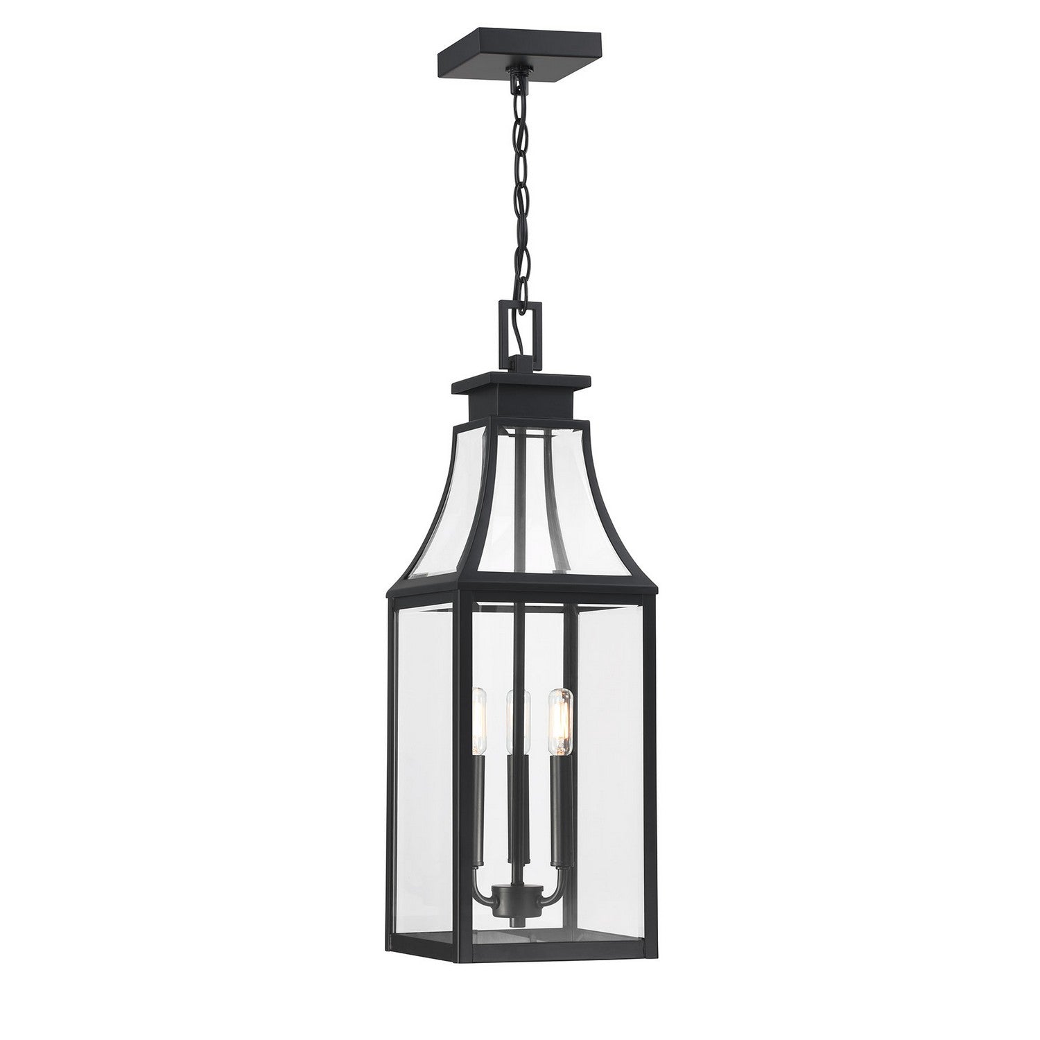 Savoy House - 5-608-BK - Three Light Outdoor Hanging Lantern - Emery - Matte Black