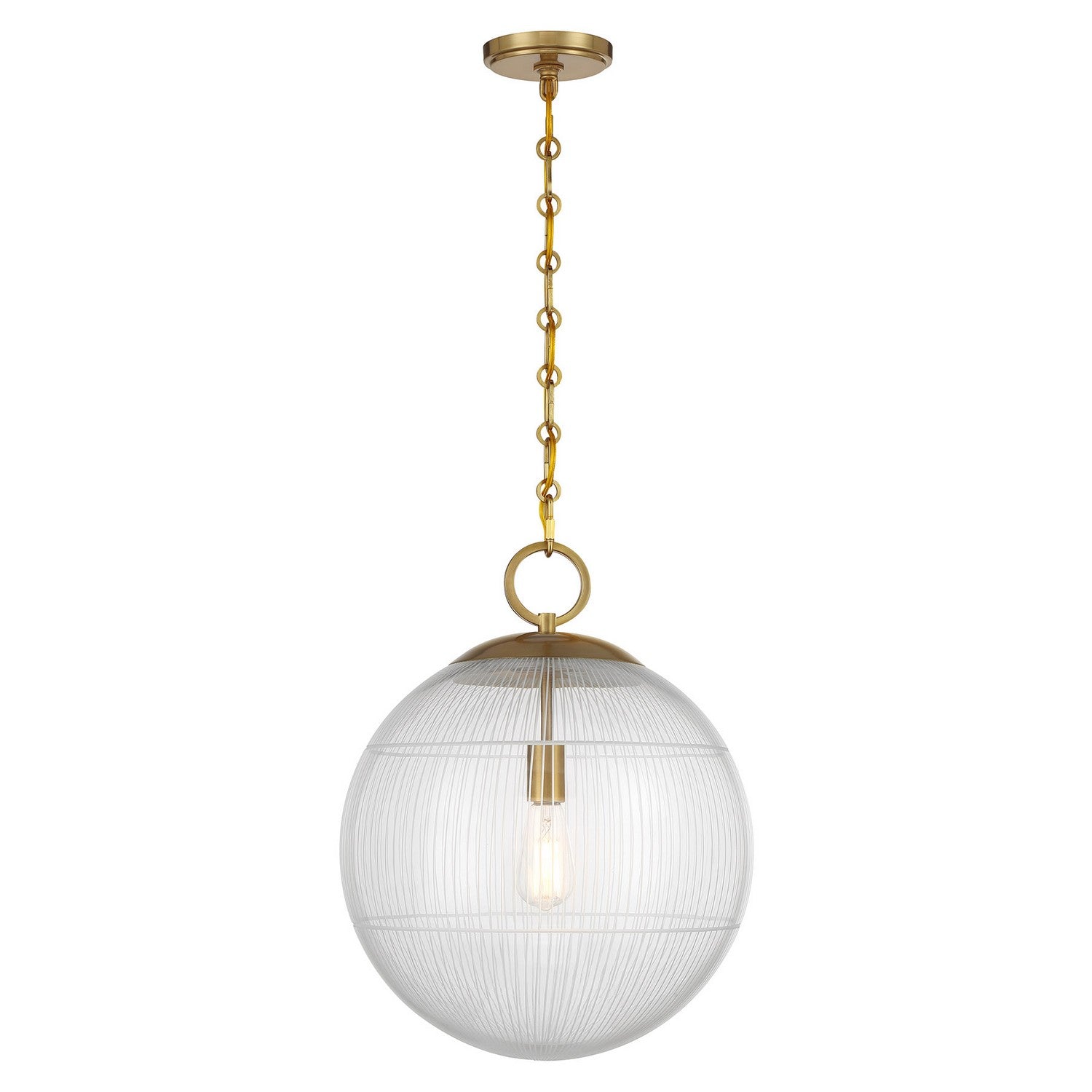 Savoy House - 7-1840-1-322 - One Light Pendant - Cabot - Warm Brass
