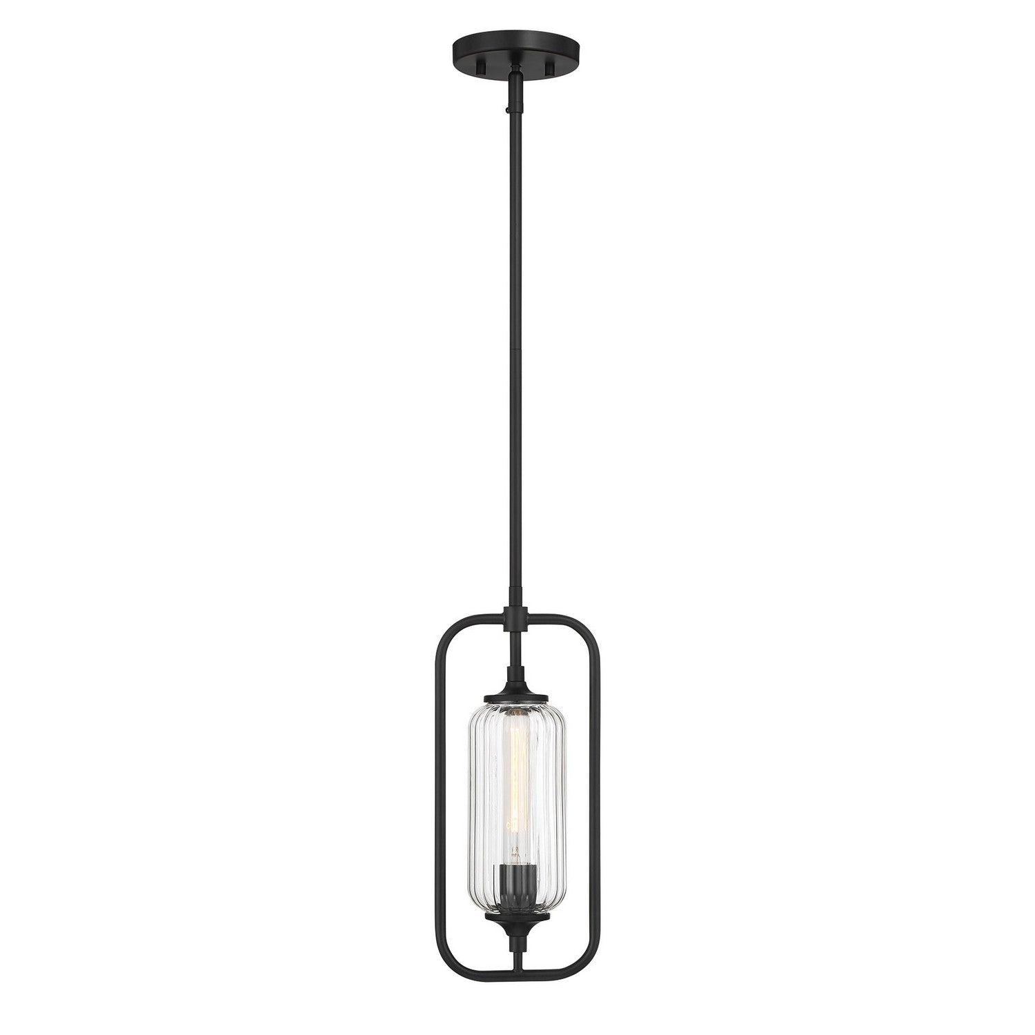 Savoy House - 7-3022-1-89 - One Light Mini-Pendant - Holton - Matte Black