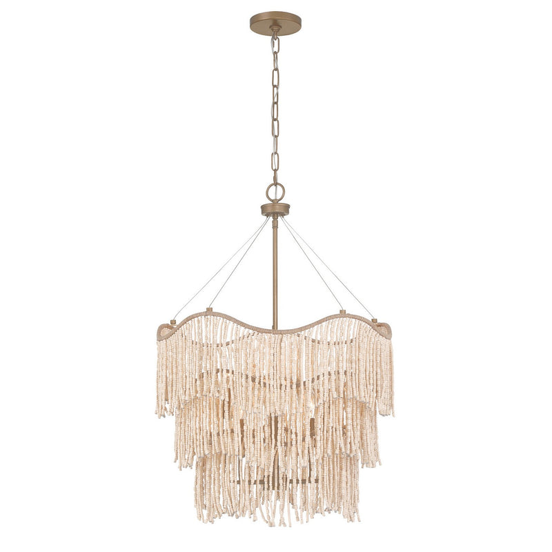 Savoy House - 7-7520-6-17 - Six Light Pendant - Melia - Cypress