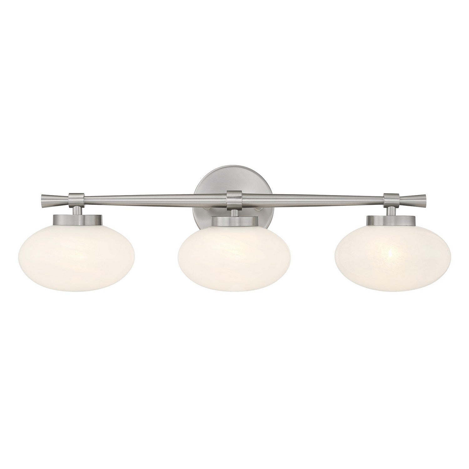 Savoy House - 8-1050-3-SN - Three Light Bathroom Vanity - Barrow - Satin Nickel