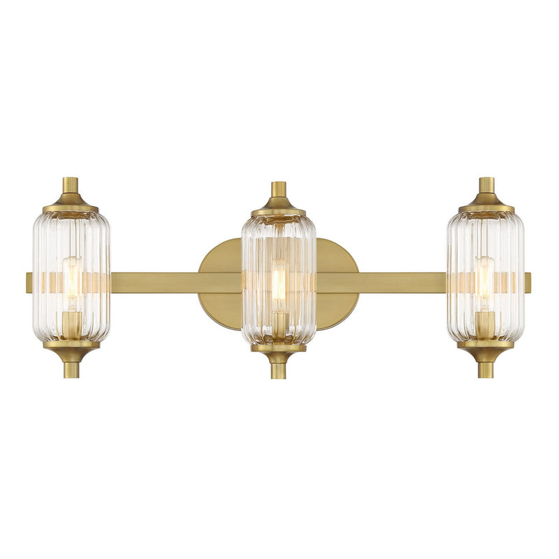 Savoy House - 8-3024-3-322 - Three Light Bathroom Vanity - Holton - Warm Brass