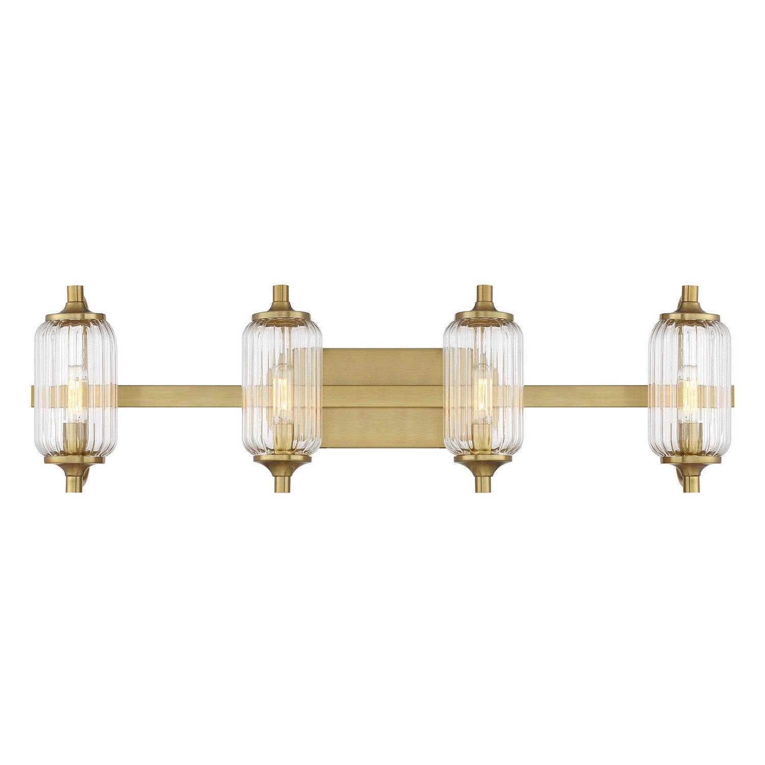 Savoy House - 8-3024-4-322 - Four Light Bathroom Vanity - Holton - Warm Brass