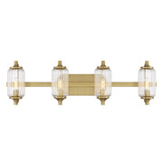 Savoy House - 8-3024-4-322 - Four Light Bathroom Vanity - Holton - Warm Brass