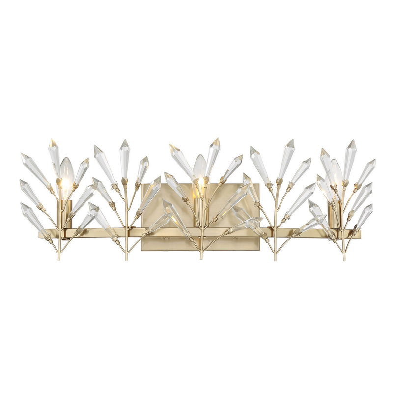 Savoy House - 8-4075-3-127 - Three Light Bathroom Vanity - Orianna - Noble Brass