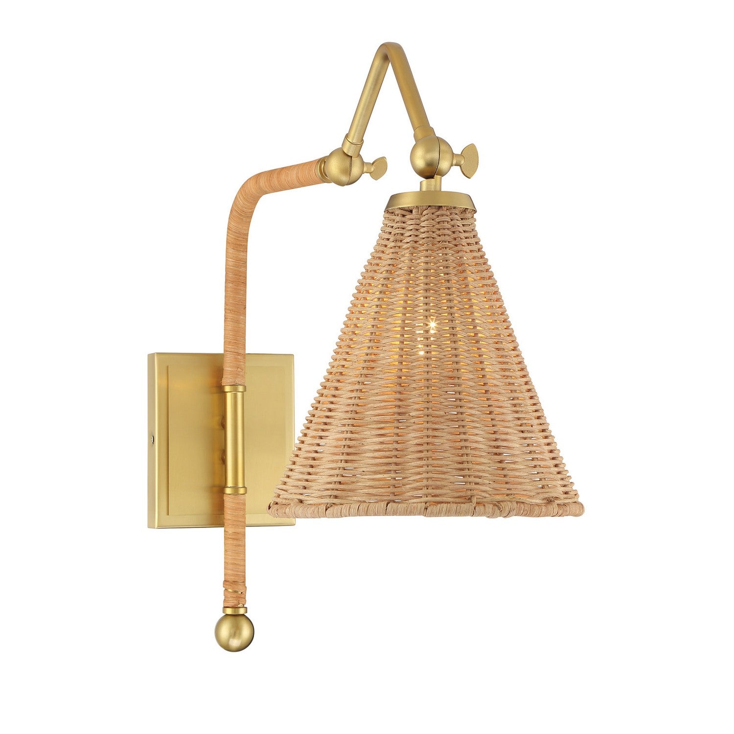Savoy House - 9-1499-1-322 - One Light Wall Sconce - Linell - Warm Brass