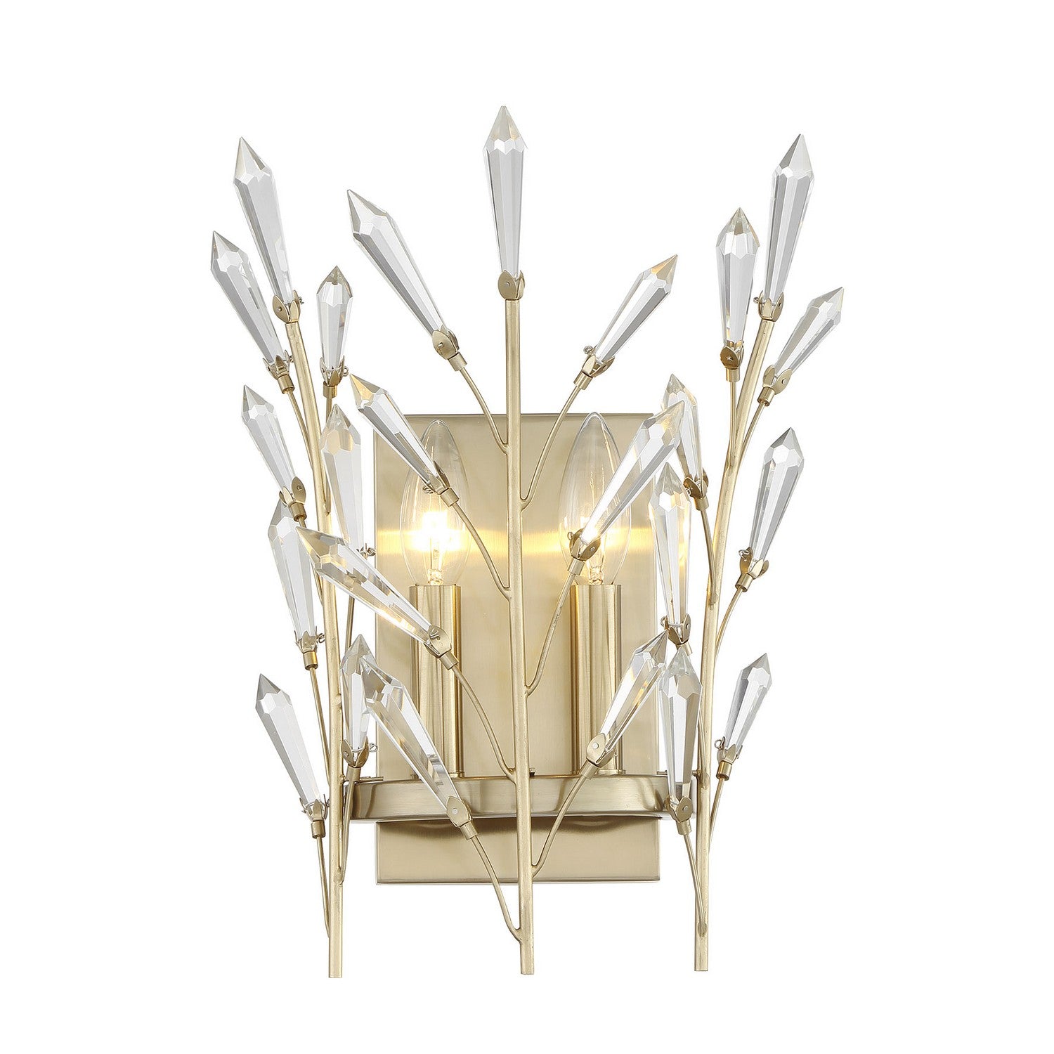 Savoy House - 9-4075-2-127 - Two Light Wall Sconce - Orianna - Noble Brass