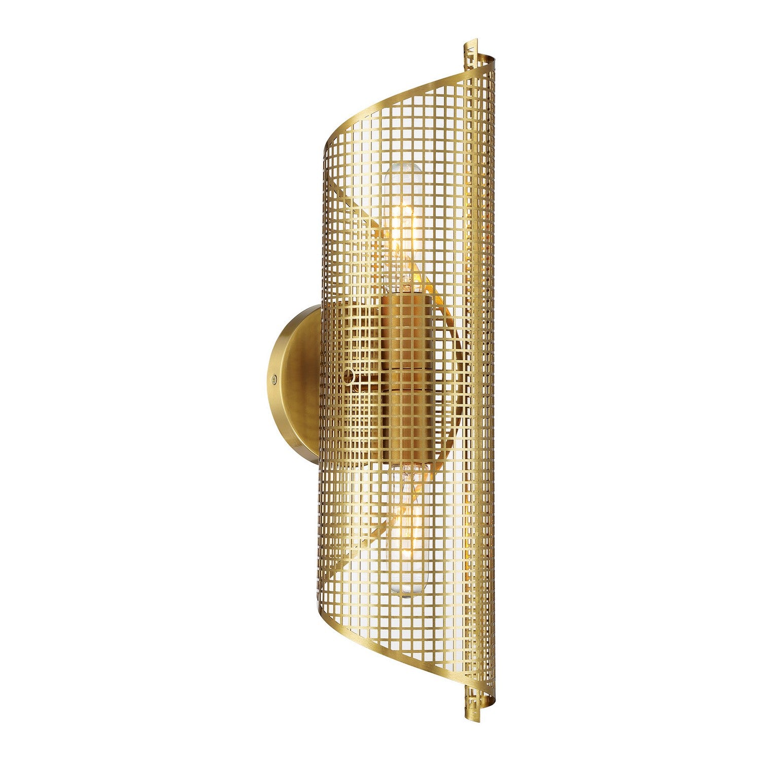 Savoy House - 9-8030-2-322 - Two Light Wall Sconce - Hillbourne - Warm Brass