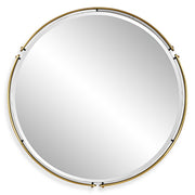 Uttermost - 08216 - Mirror - Wesley - Antique Brass
