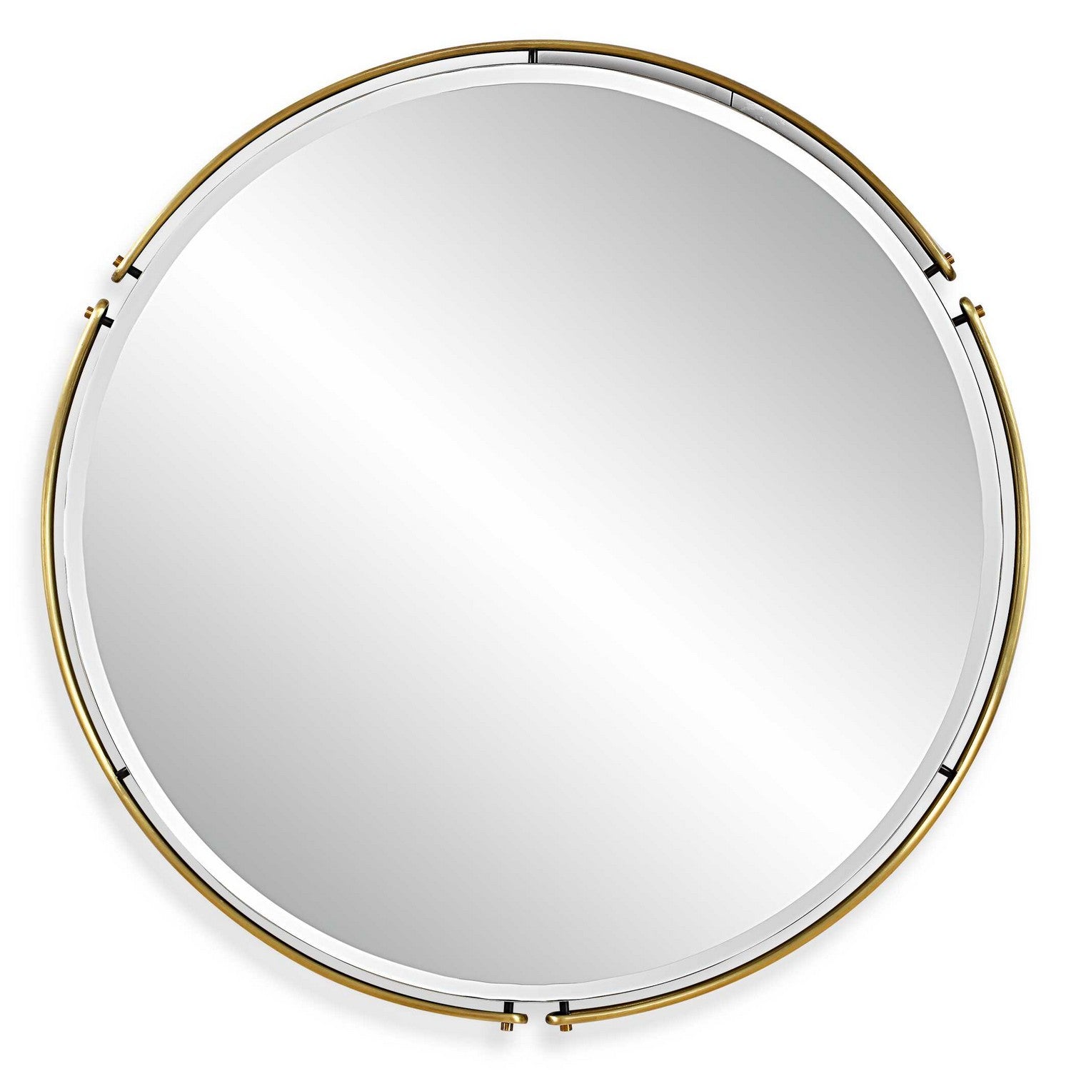 Uttermost - 08216 - Mirror - Wesley - Antique Brass