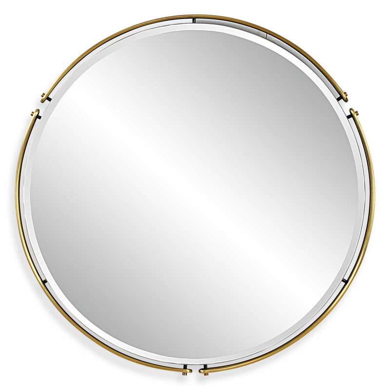 Uttermost - 08216 - Mirror - Wesley - Antique Brass