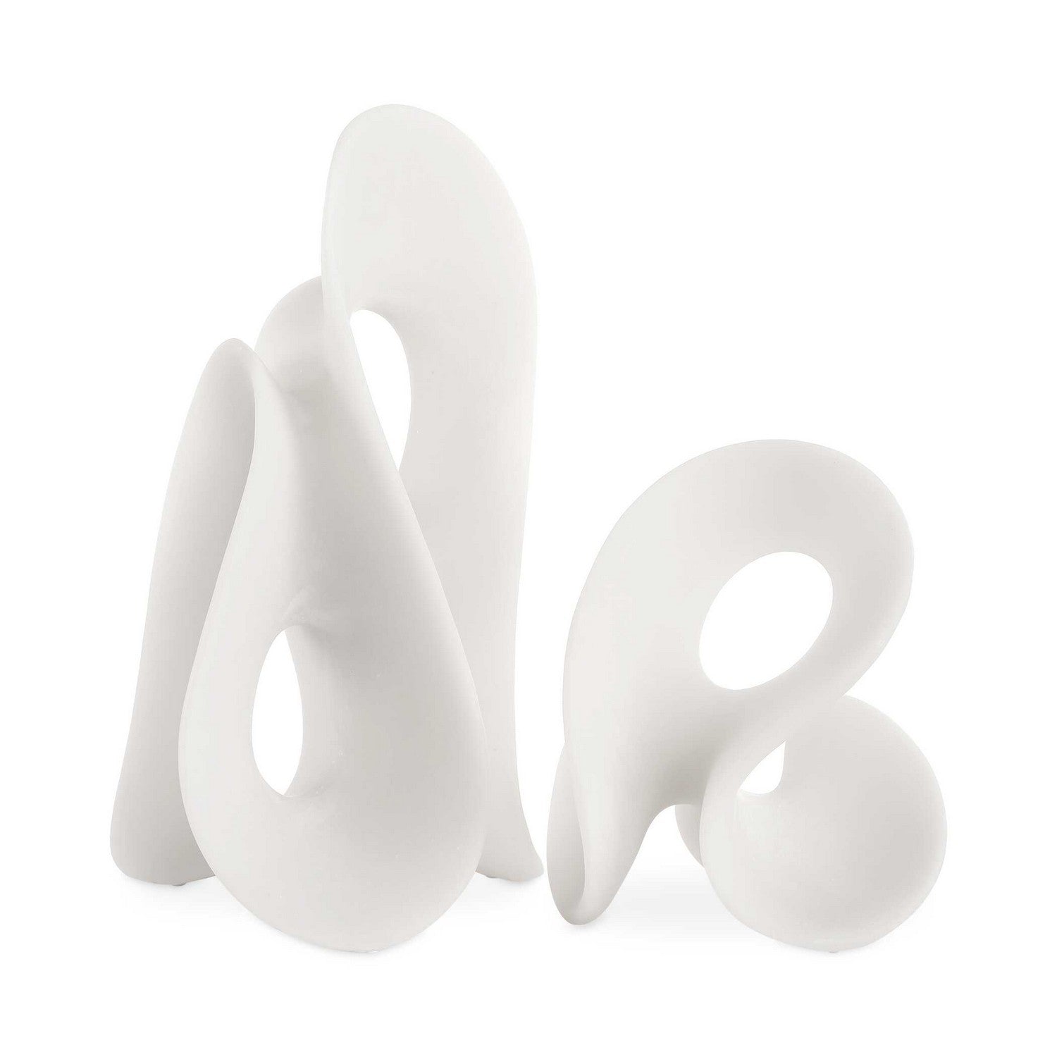 Uttermost - 18194 - Sculptures Set/2 - Silent Wave - White