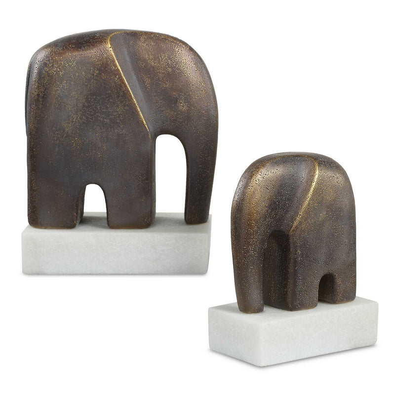 Uttermost - 18195 - Sculptures Set/2 - Timeless Tusk - Antique Bronze