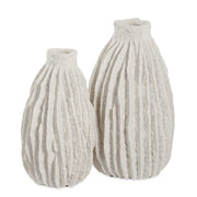 Uttermost - 18200 - Vases Set/2 - Ivory Ridge - Textured Ivory