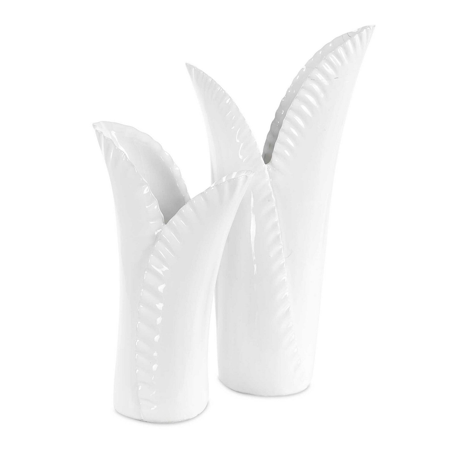 Uttermost - 18222 - Vases Set/2 - Leafscape - White