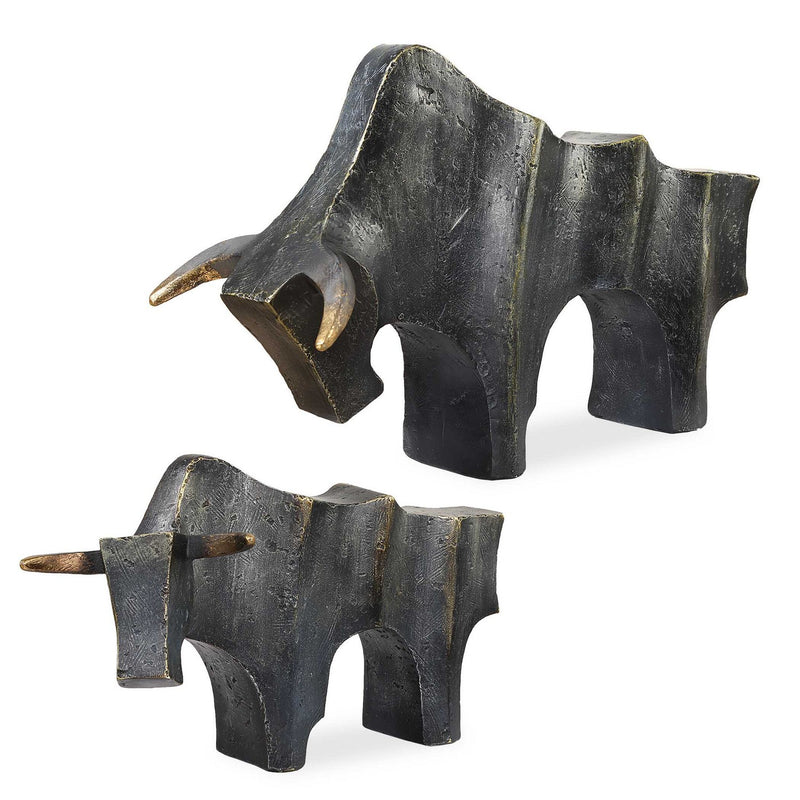 Uttermost - 18227 - Sculptures Set/2 - Regal Bull - Dark Bronze