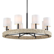 Uttermost - 21393 - Eight Light Chandelier - Faiyam - Dark Bronze