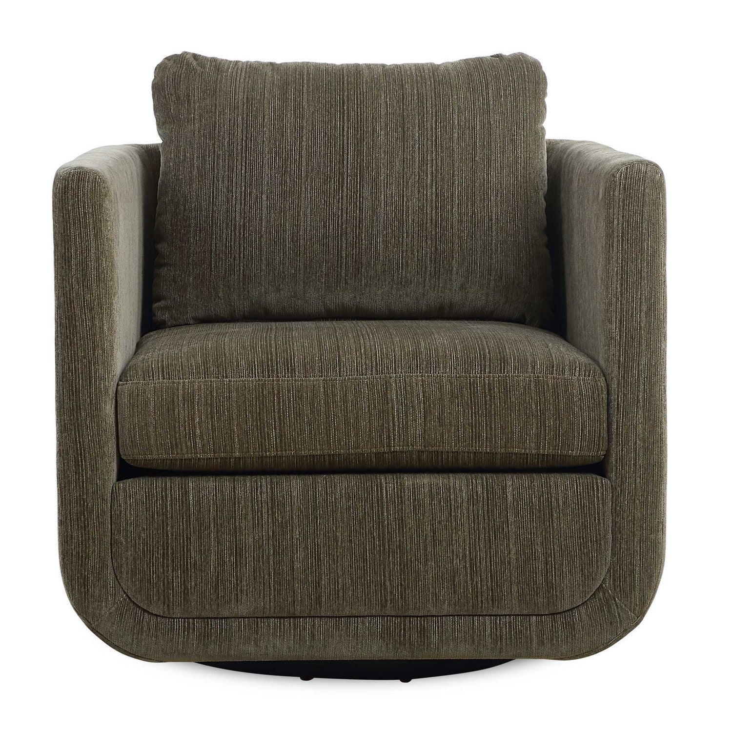 Uttermost - 23879 - Swivel Chair - Abound - Textured Chenille In Herb