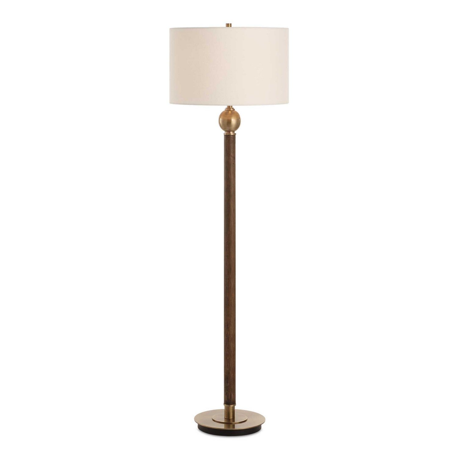 Uttermost - 30448 - One Light Floor Lamp - Keros - Dark Oak Wood