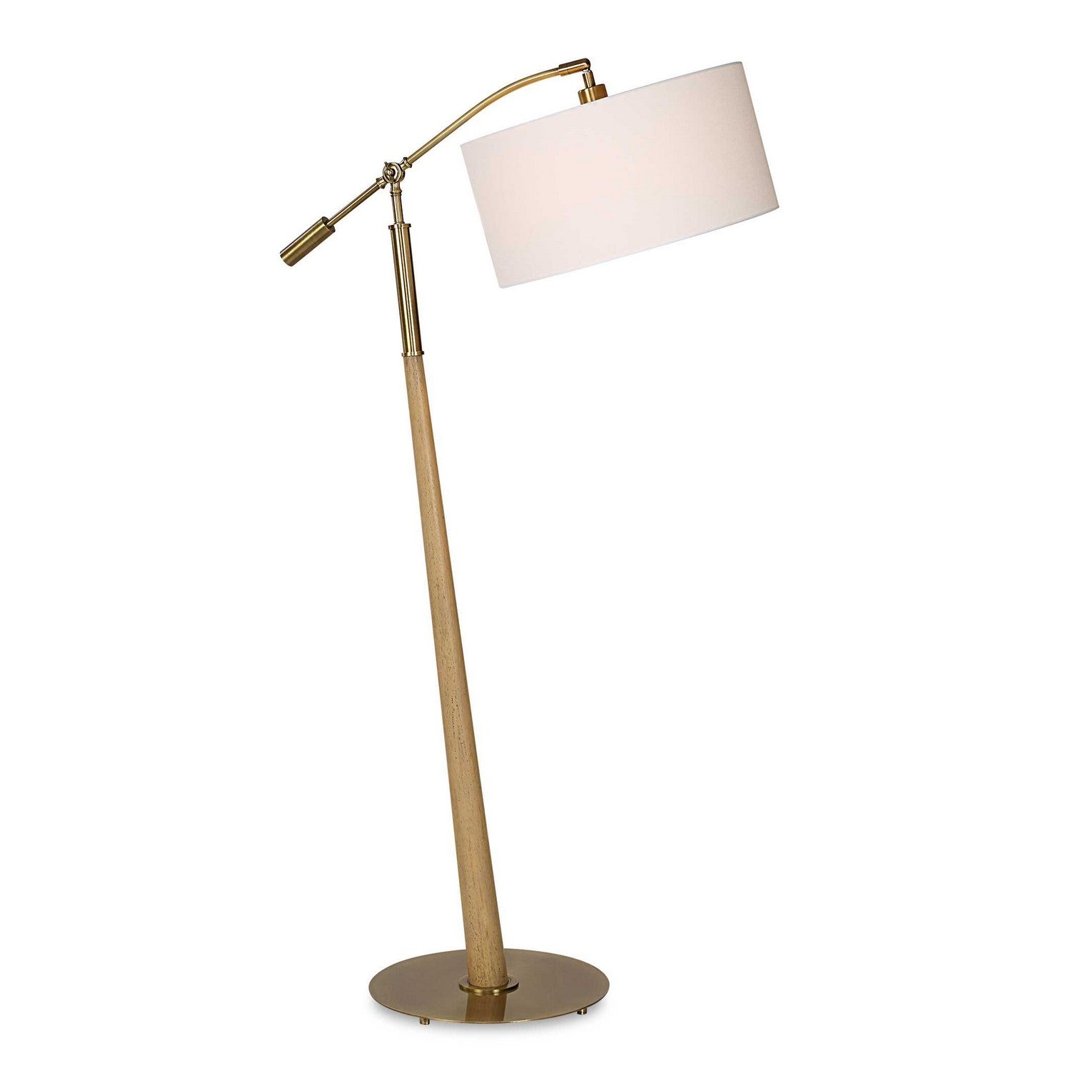 Uttermost - 30485 - One Light Floor Lamp - Kennett - Antique Brass