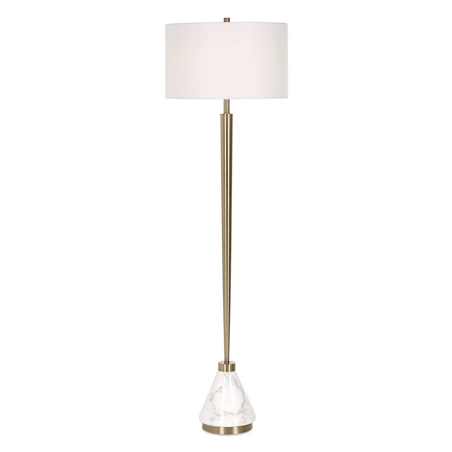 Uttermost - 30515 - One Light Floor Lamp - Curran - Brass