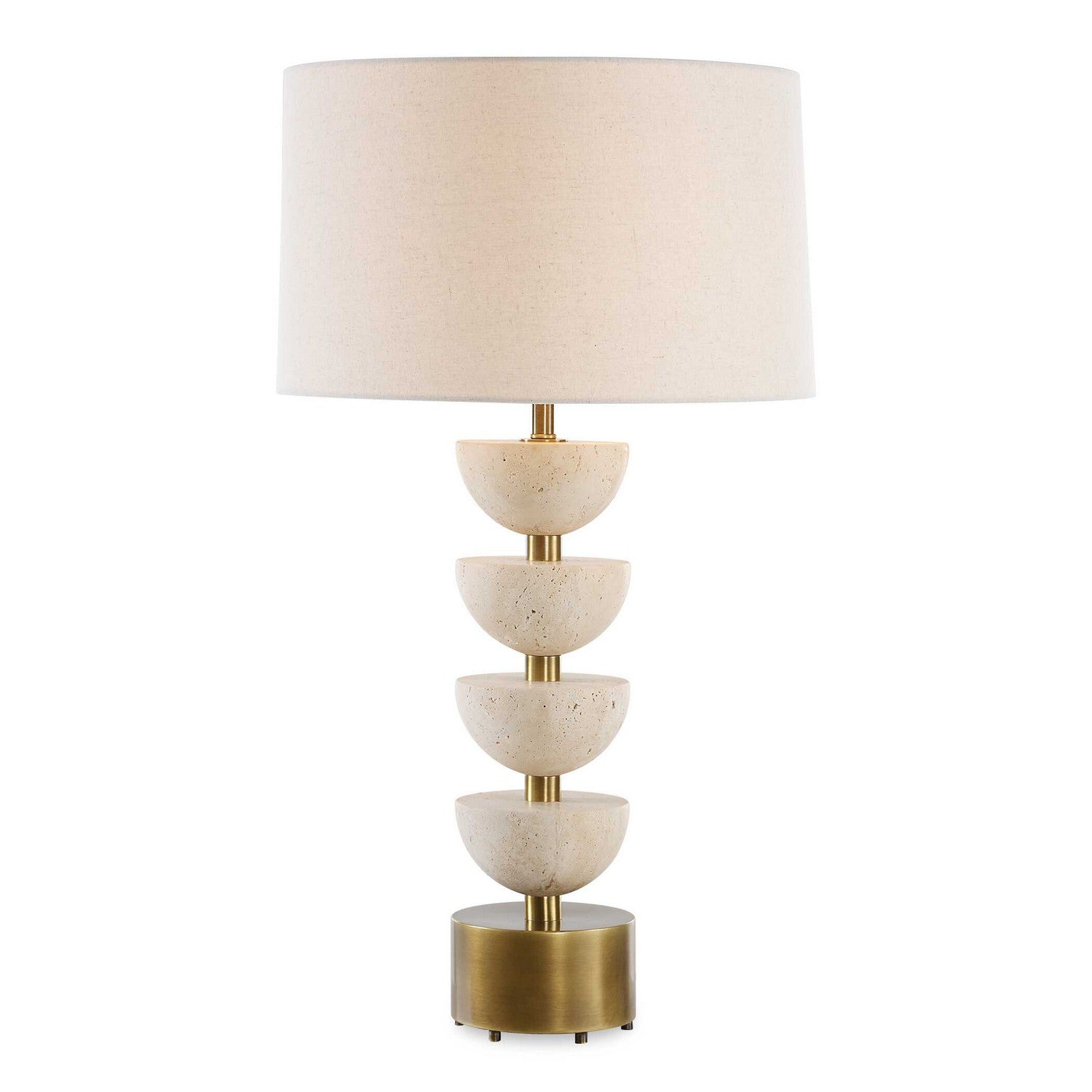 Uttermost - 30517 - One Light Table Lamp - Hemisphere - Antique Brass