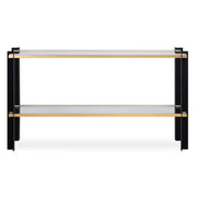 Uttermost - 50073 - Console Table - Cunene - Matte Black And Gold Leaf