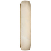 Visual Comfort Signature - KW 2670ALB/AB - LED Wall Sconce - Formosa - Alabaster and Antique-Burnished Brass
