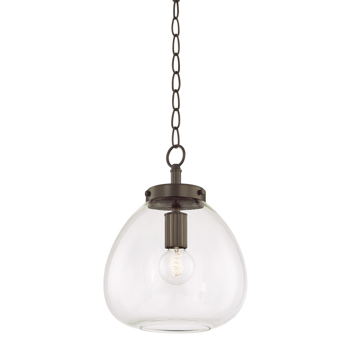 Mitzi - H997701S-TRB - One Light Pendant - Della - True Bronze