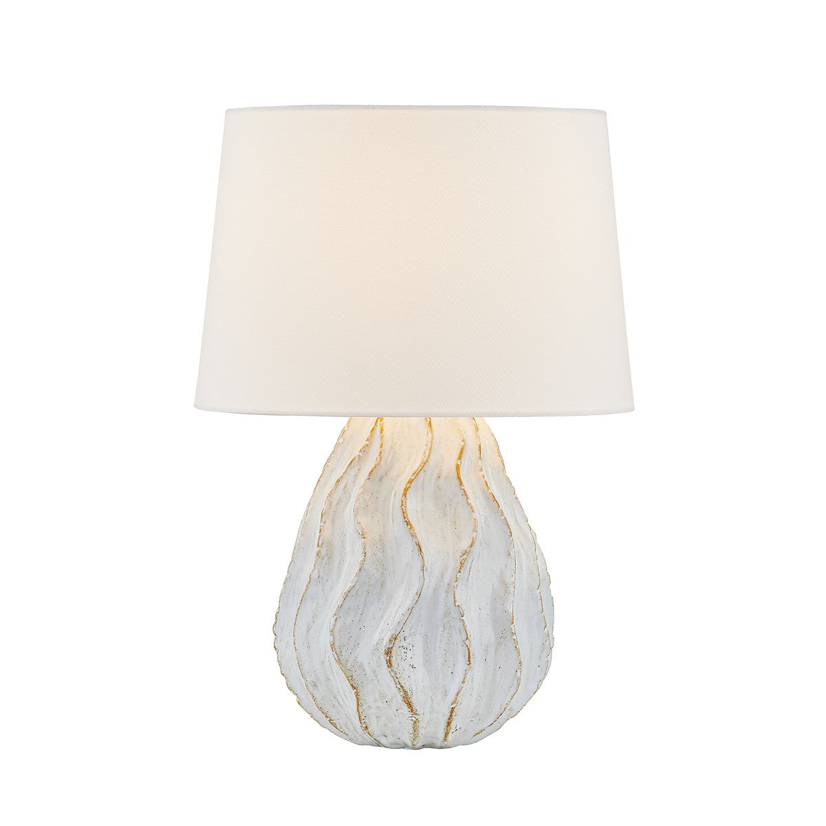 Mitzi - HL1032201-AGB/CSS - One Light Table Lamp - Karla - Aged Brass/Ceramic Sea Salt