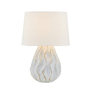 Mitzi - HL1032201-AGB/CSS - One Light Table Lamp - Karla - Aged Brass/Ceramic Sea Salt