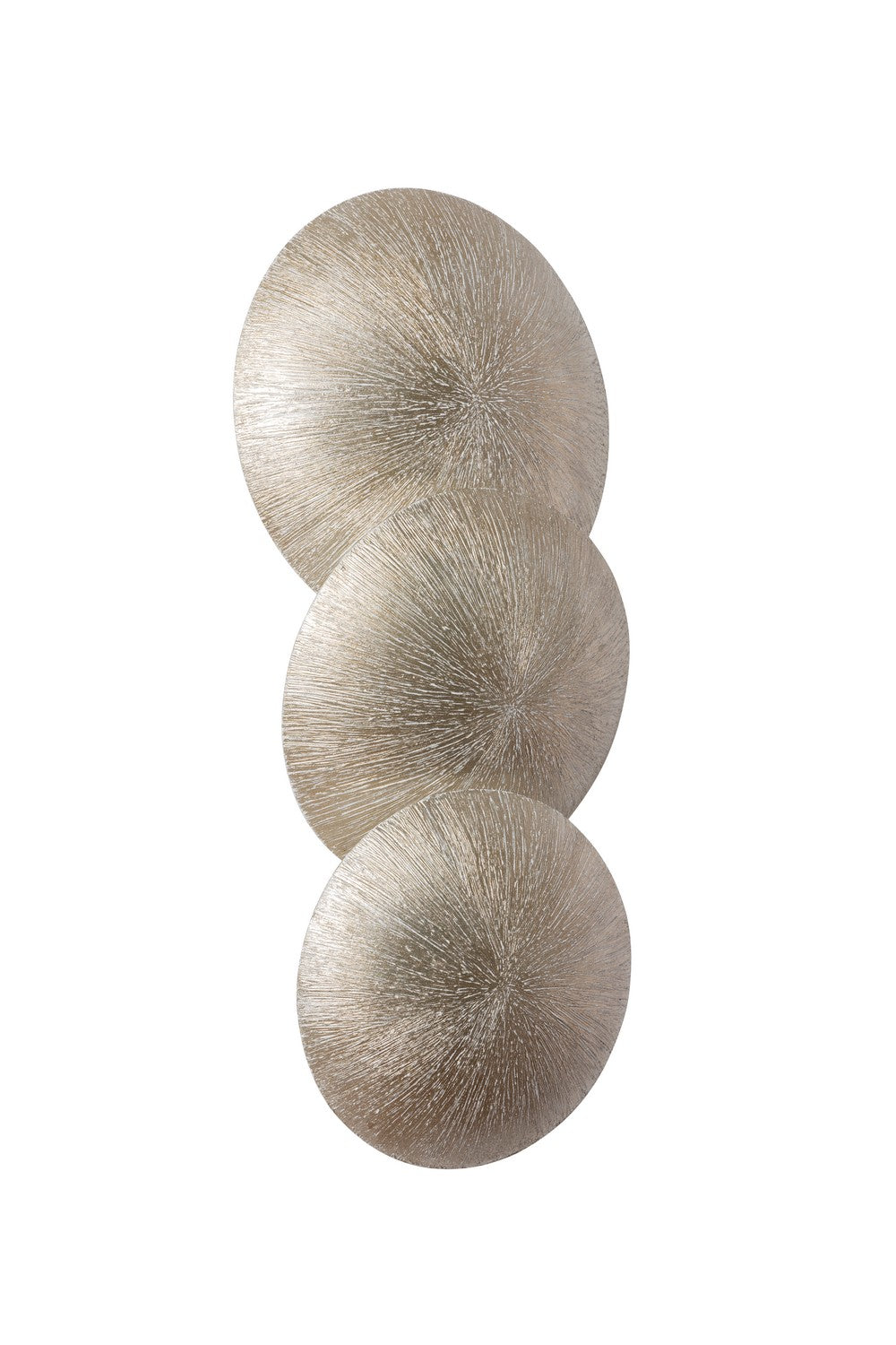 Troy Lighting - B4624-TWL - Three Light Wall Sconce - Reef - Textured Warm Silver Leaf