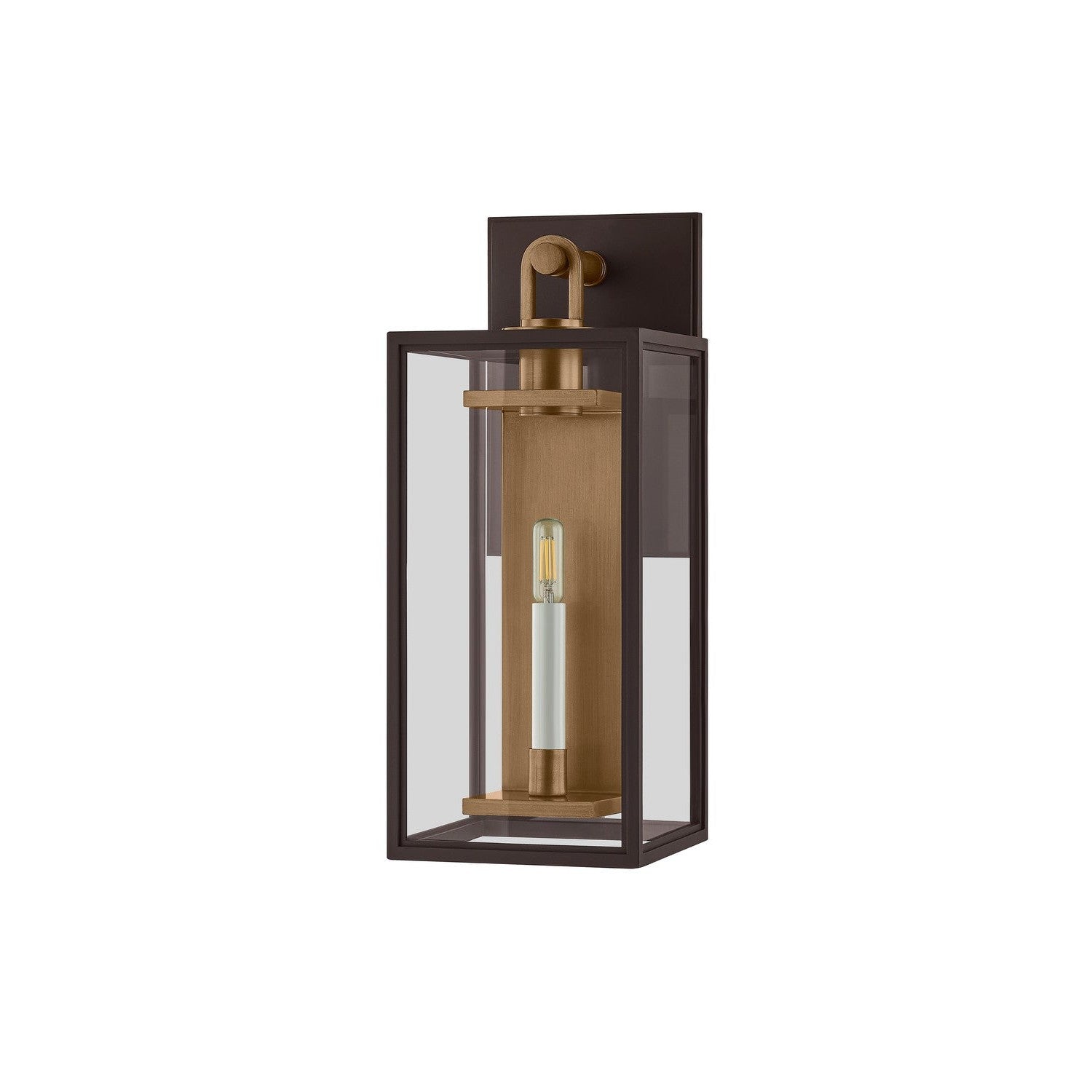 Troy Lighting - B6520-PBR/TBZ - One Light Wall Sconce - Arnold - Patina Brass/Textured Bronze