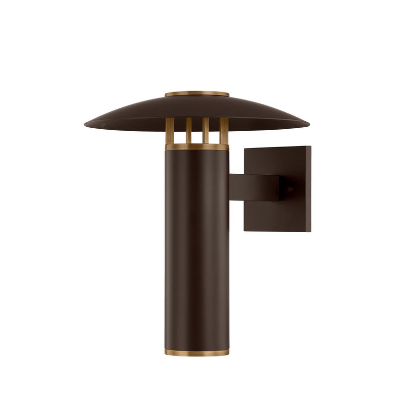 Troy Lighting - B7915-PBR/BRZ - One Light Wall Sconce - Birk - Patina Brass/Bronze