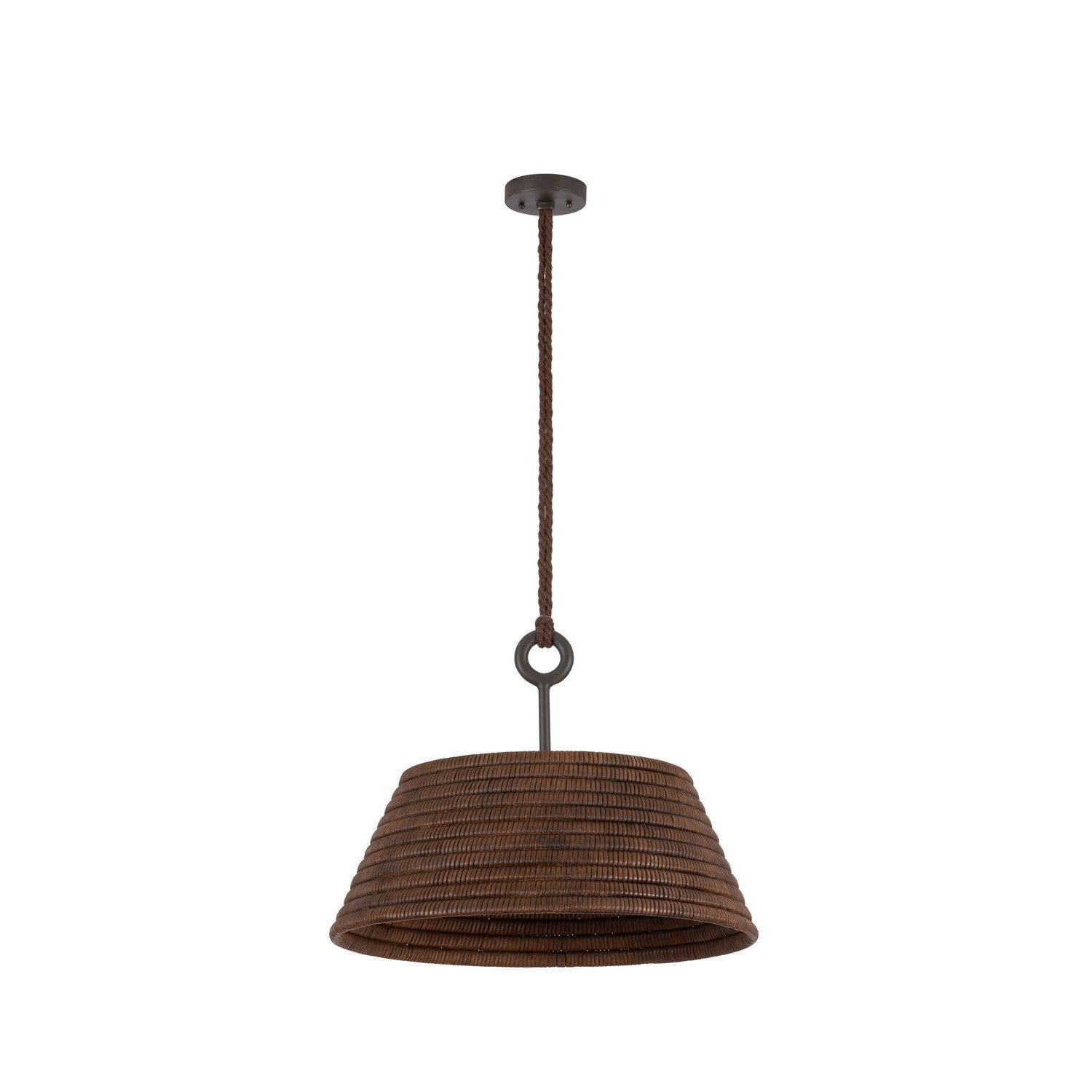Troy Lighting - F2824-TBZH - One Light Pendant - Sequoia - Textured Bronze W/ Highlight