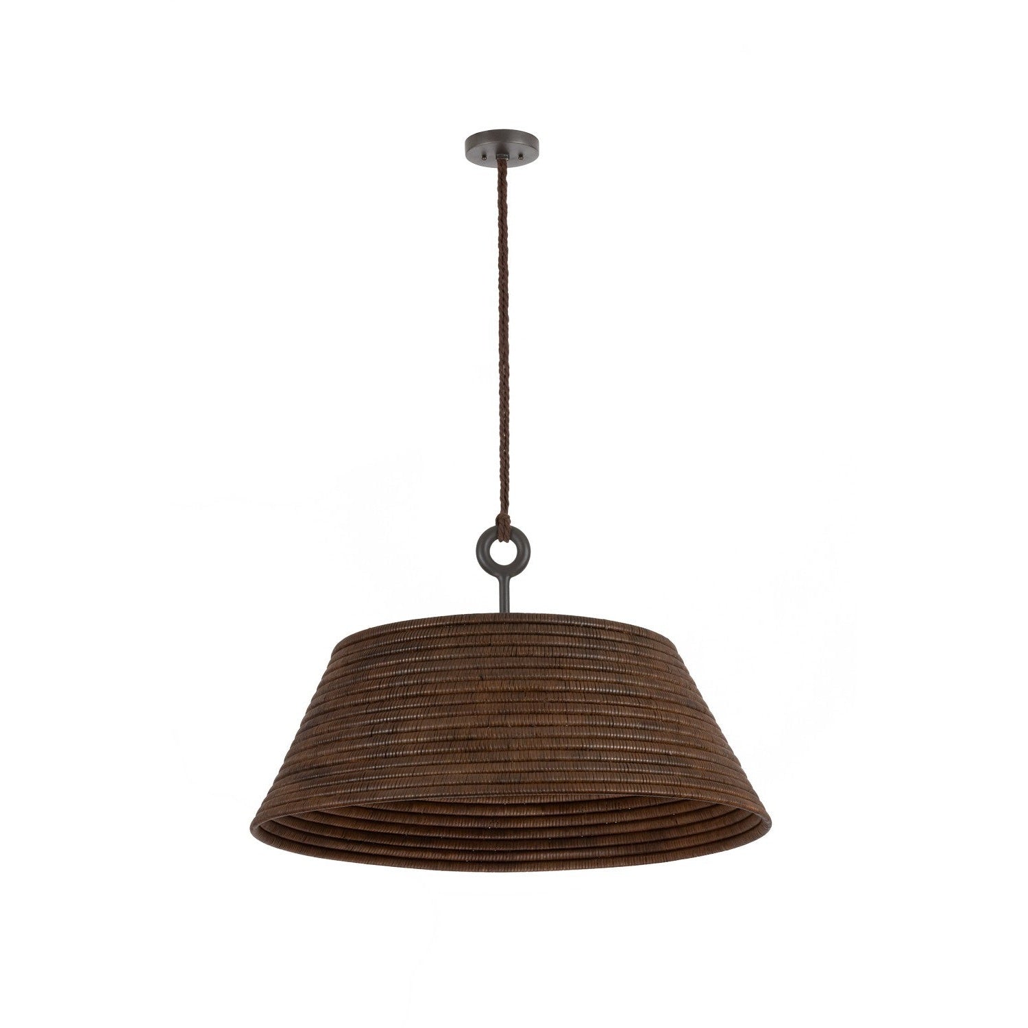 Troy Lighting - F2836-TBZH - One Light Pendant - Sequoia - Textured Bronze W/ Highlight
